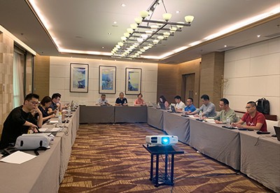 吉林省航测遥感院到中心调研测绘应急保障工作