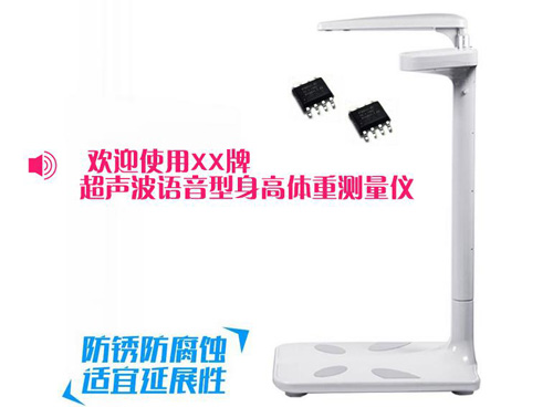 身高体重测试仪语音芯片,语音ic,烧录语音芯片,语音播报芯片