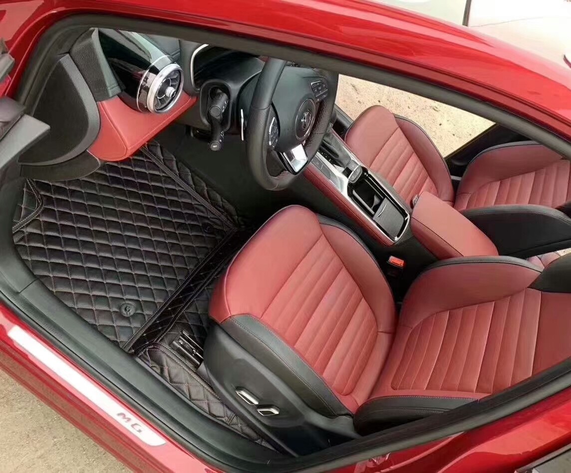 名爵内饰改装脚垫升级保仕达360°航空软包实拍