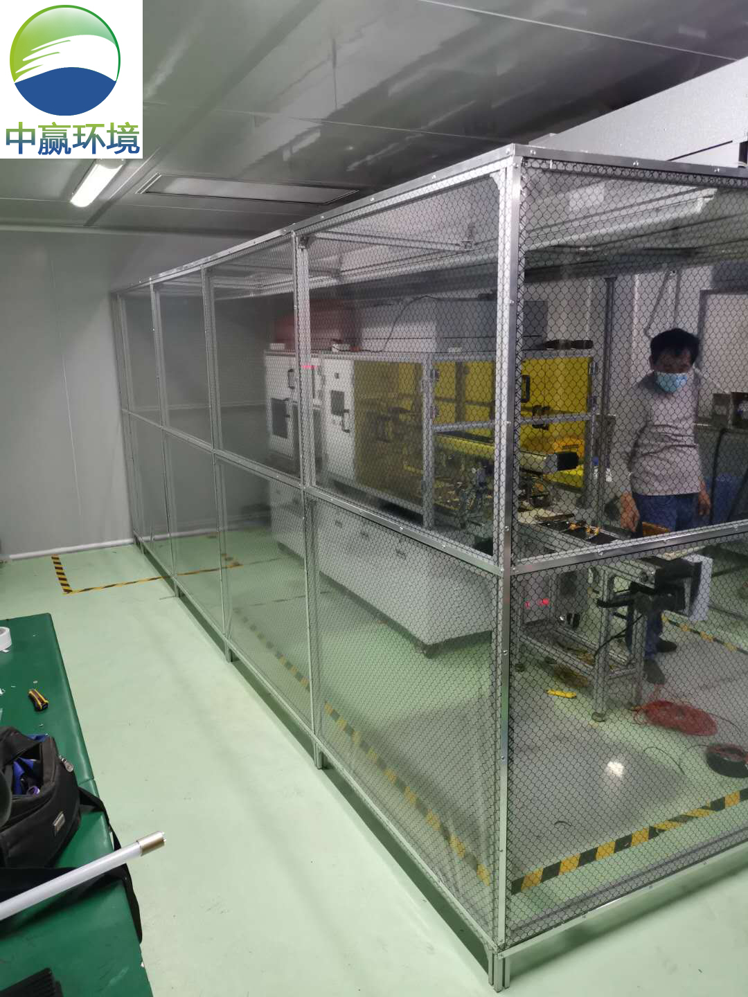 公明客戶潔凈棚按照完成-潔凈棚