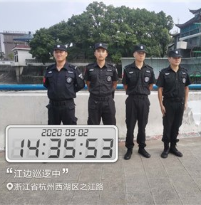 潮水无情人有情，浙江盛安景区巡逻队急救被困钱江大潮男子