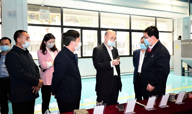 广东省科技厅厅长王瑞军一行调研广州赛隆增材制造有限责任公司 广东省科技厅厅长王瑞军一行调研广州赛隆增材制造有限责任公司