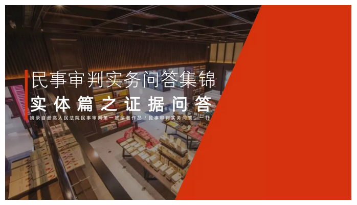 民事审判实务20问详解（民事证据等）