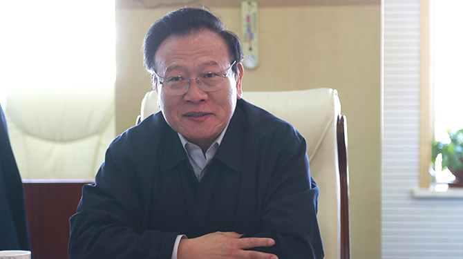 中国留学人才发展基金会理事长曹卫洲一行与海淀区委领导座谈交流