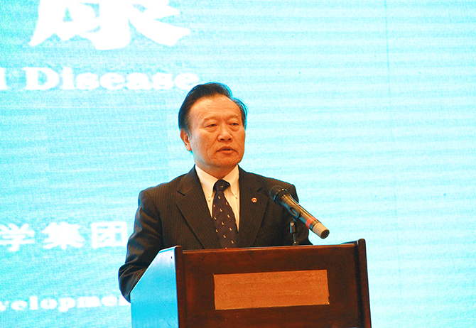 中国留学人才发展基金会理事长曹卫洲受邀出席 第一届宝坻医学论坛开幕式并致辞