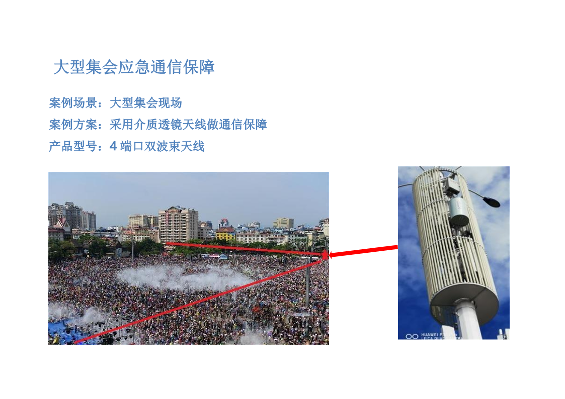 大型集会现场应急通信保障解决方案