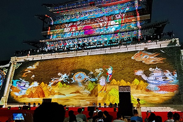 华谊兄弟（济南）电影小镇夜游投影秀