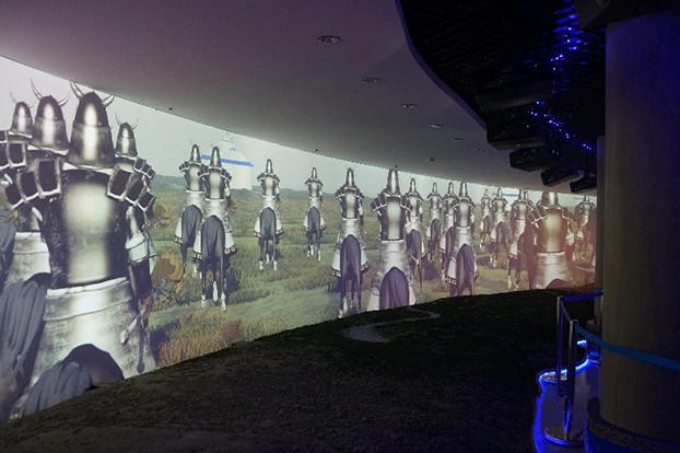 江格尔宫360°环幕投影