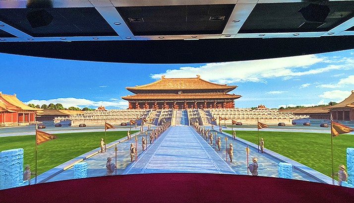 北京市规划展览馆多媒体影厅升级，赢康完成4K弧幕投影系统建设