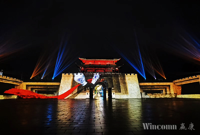 瓷茶古镇揭开夜游经济新篇章,赢康科技参与“水木浮梁”光影秀 瓷茶古镇揭开夜游经济新篇章,赢康科技参与“水木浮梁”光影秀