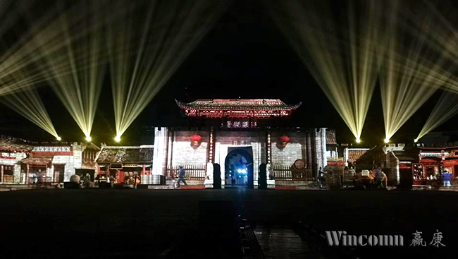 瓷茶古镇揭开夜游经济新篇章,赢康科技参与“水木浮梁”光影秀 瓷茶古镇揭开夜游经济新篇章,赢康科技参与“水木浮梁”光影秀