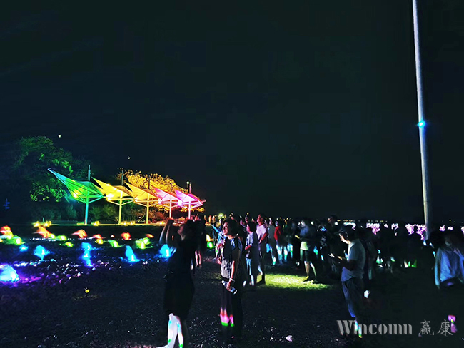 赢康科技参与“梦寻仙山”光影演艺,助力打造梦幻长岛之夜 赢康科技参与“梦寻仙山”光影演艺,助力打造梦幻长岛之夜