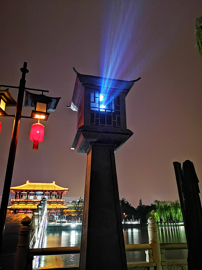 华美影像点亮大唐芙蓉园,赢康参与投影设计工作 华美影像点亮大唐芙蓉园,赢康参与投影设计工作