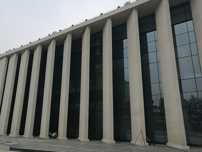 创新应用，赢康参与郑州美盛品牌宣传投影秀