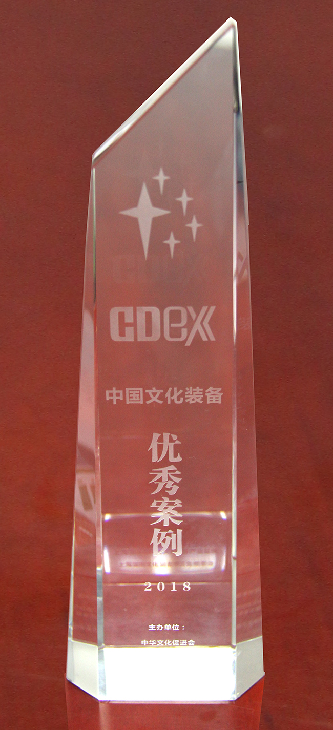赢康在中国文化装博会上获得优秀案例奖 赢康在中国文化装博会上获得优秀案例奖