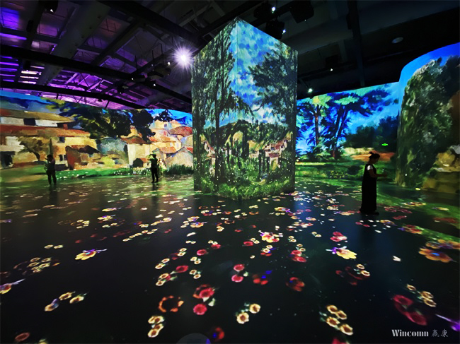 赢康科影达投影机打造超现实沉浸式展厅