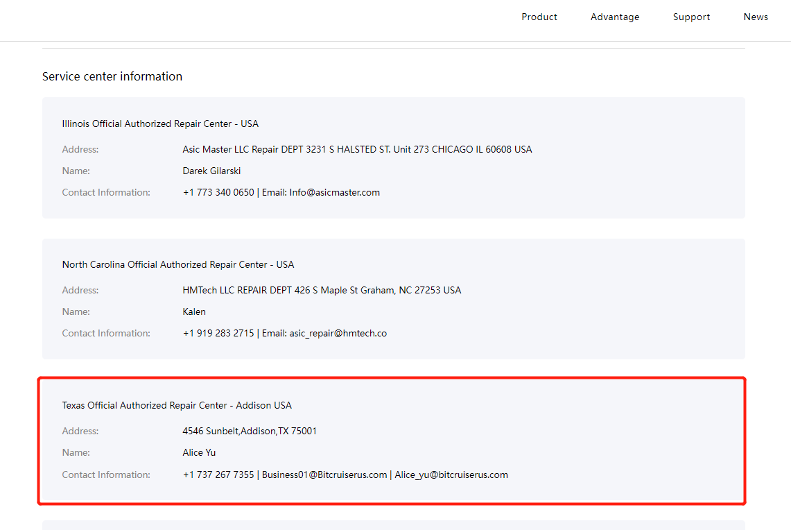 Becoming the official after-sales service of Whatsminer in the United States