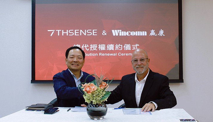 未来可“7”,   赢康科技与7thSense 再度续约代理合作