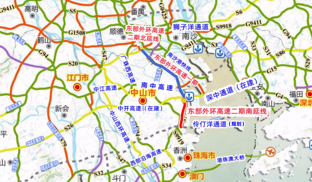中山黄圃至翠亨高速公路