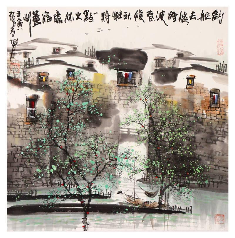著名艺术家张孝勇绘画艺术