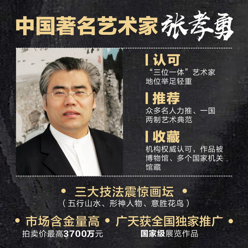 著名艺术家张孝勇绘画艺术