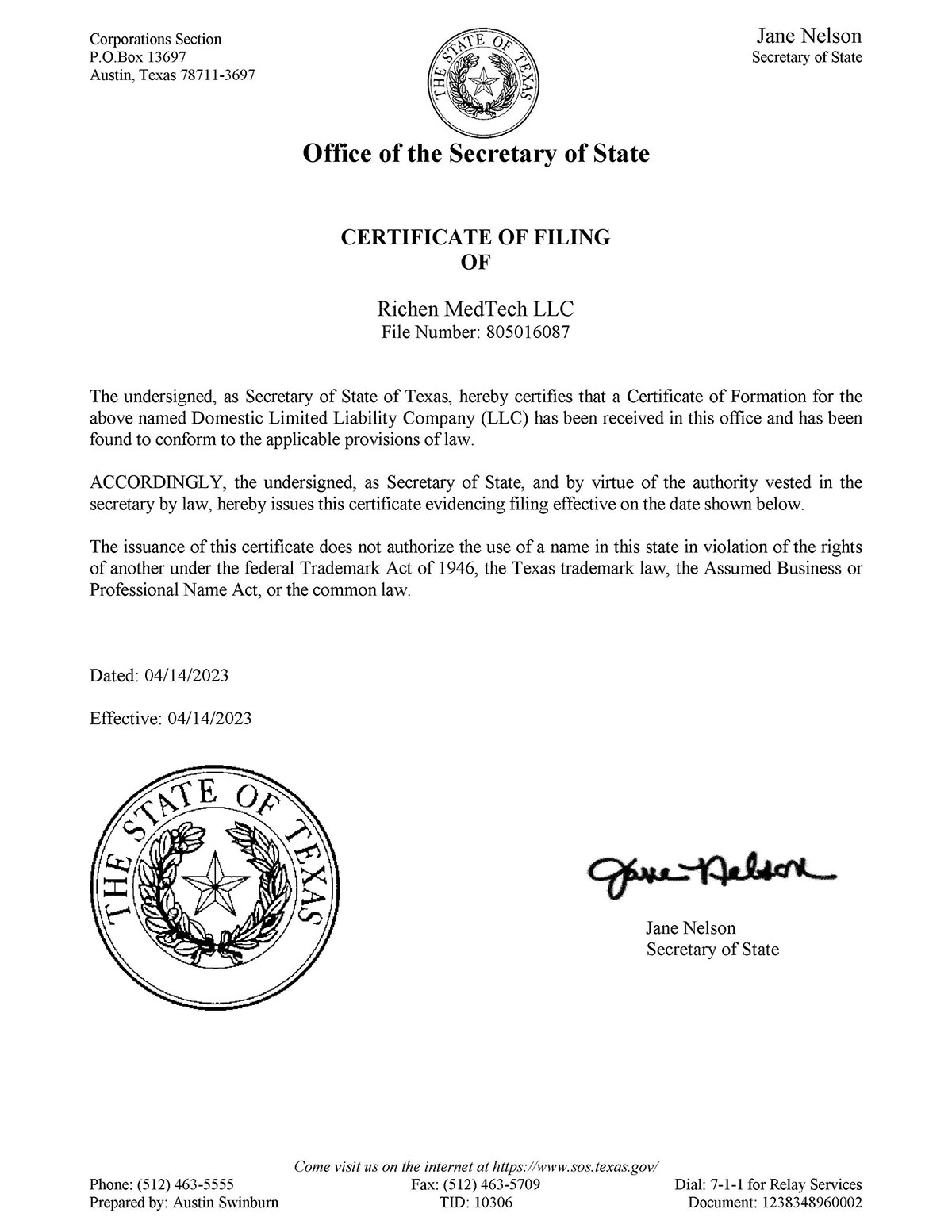 Business License