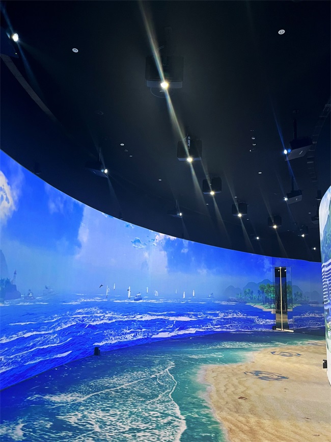 山海之城，国际梅沙，赢康科影达参与打造小梅沙品牌沉浸式展厅