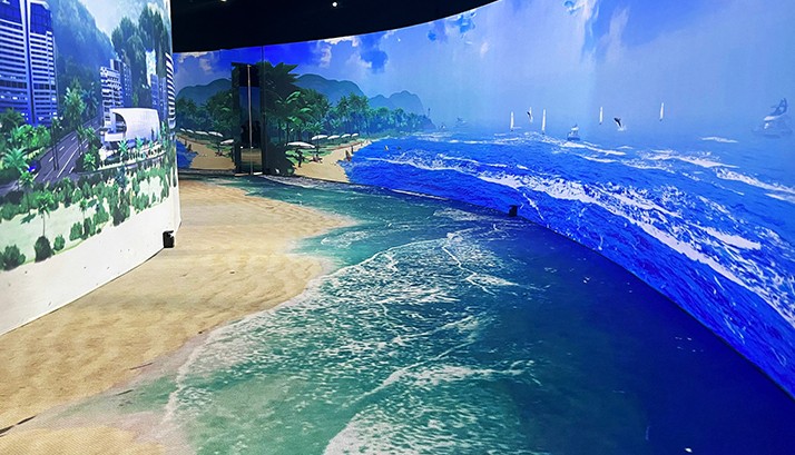 山海之城，国际梅沙，赢康科影达参与打造小梅沙品牌沉浸式展厅