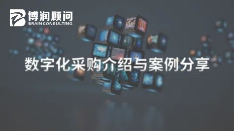 数字化采购介绍与案例分享