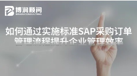 如何通过实施标准SAP采购订单管理流程提升企业管理效率