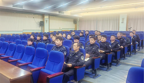 浙江盛安参加白杨街道办事处第一季度警网协同工作培训
