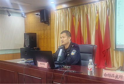 浙江盛安参加白杨街道办事处第一季度警网协同工作培训