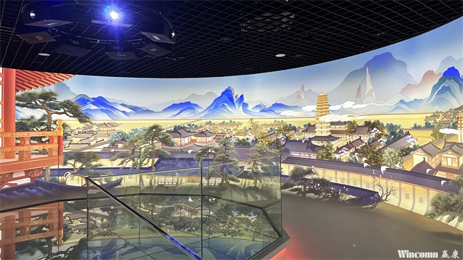赢康为西安博物院打造360°全景环绕式沉浸影院