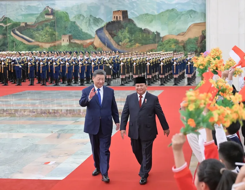 习近平同印度尼西亚总统普拉博沃会谈 习近平同印度尼西亚总统普拉博沃会谈
