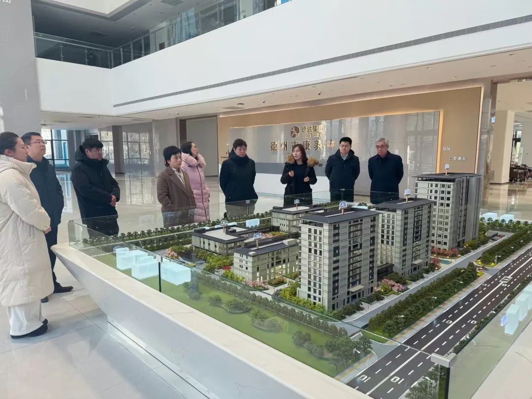 鹏瑞利集团医疗健康首席执行官陈美兰一行到德州市康养中心项目考察
