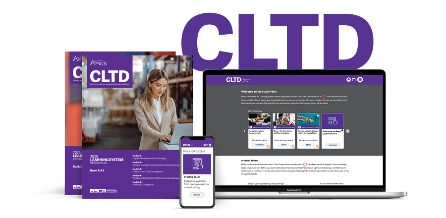 CLTD 物流运输与配送管理专业人士认证 CLTD 物流运输与配送管理专业人士认证