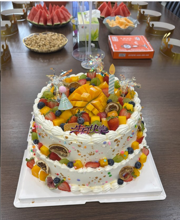 第二季度员工生日会