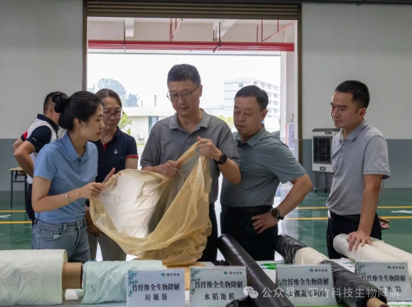 韩书记亲临点赞！阳竹新材料“以竹代塑”成果获福建省林科院权威认可