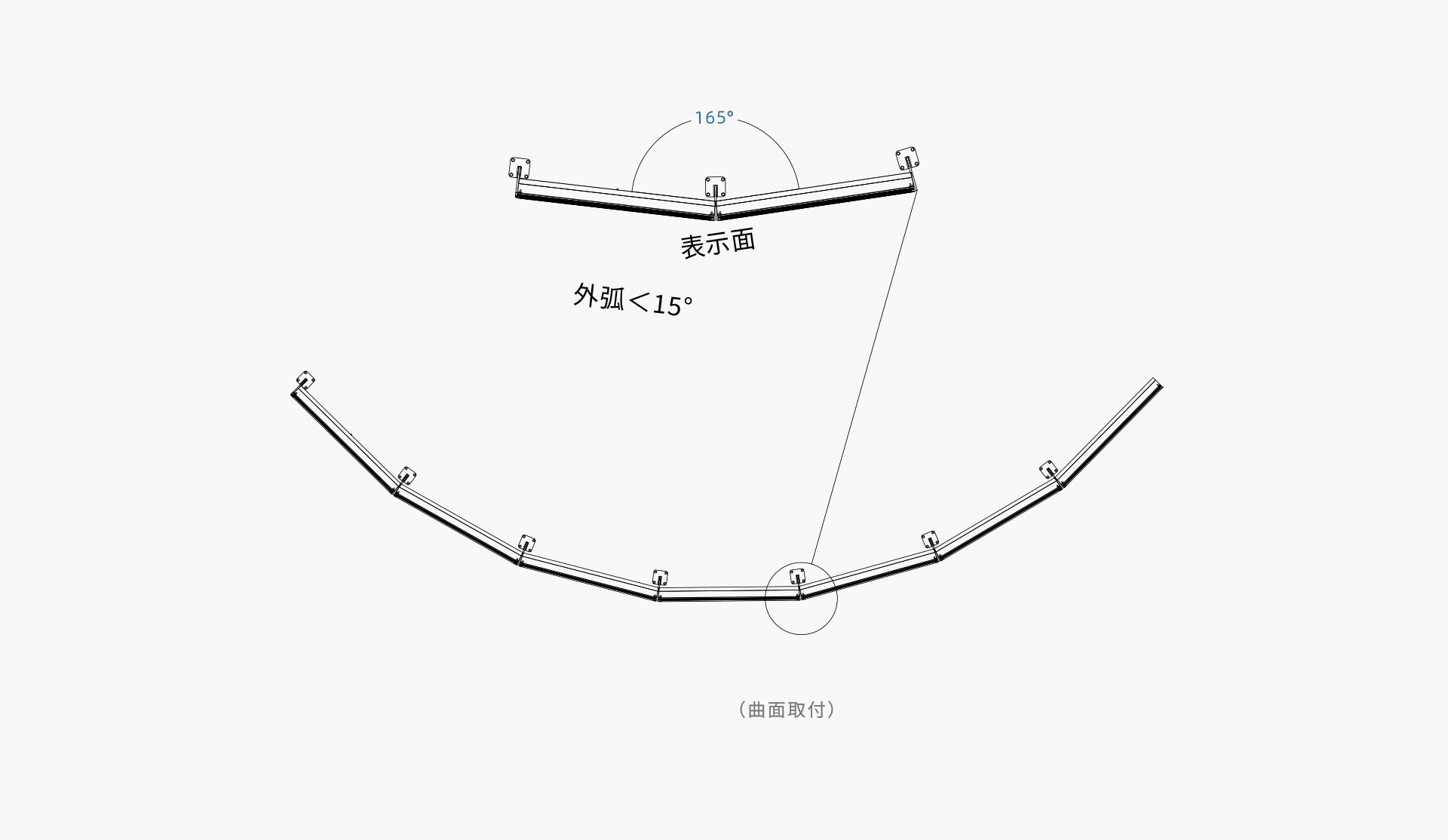 ガードレールビデオガラス