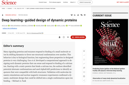 Deep learning guided design of dynamic proteins