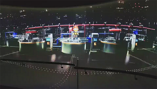 赢康科影达投影机助力山东黄金品牌形象展厅视觉升级 赢康科影达投影机助力山东黄金品牌形象展厅视觉升级