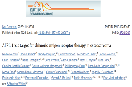 Literature share antibody sequences defined a new target for osteosarcoma CAR-T therapy