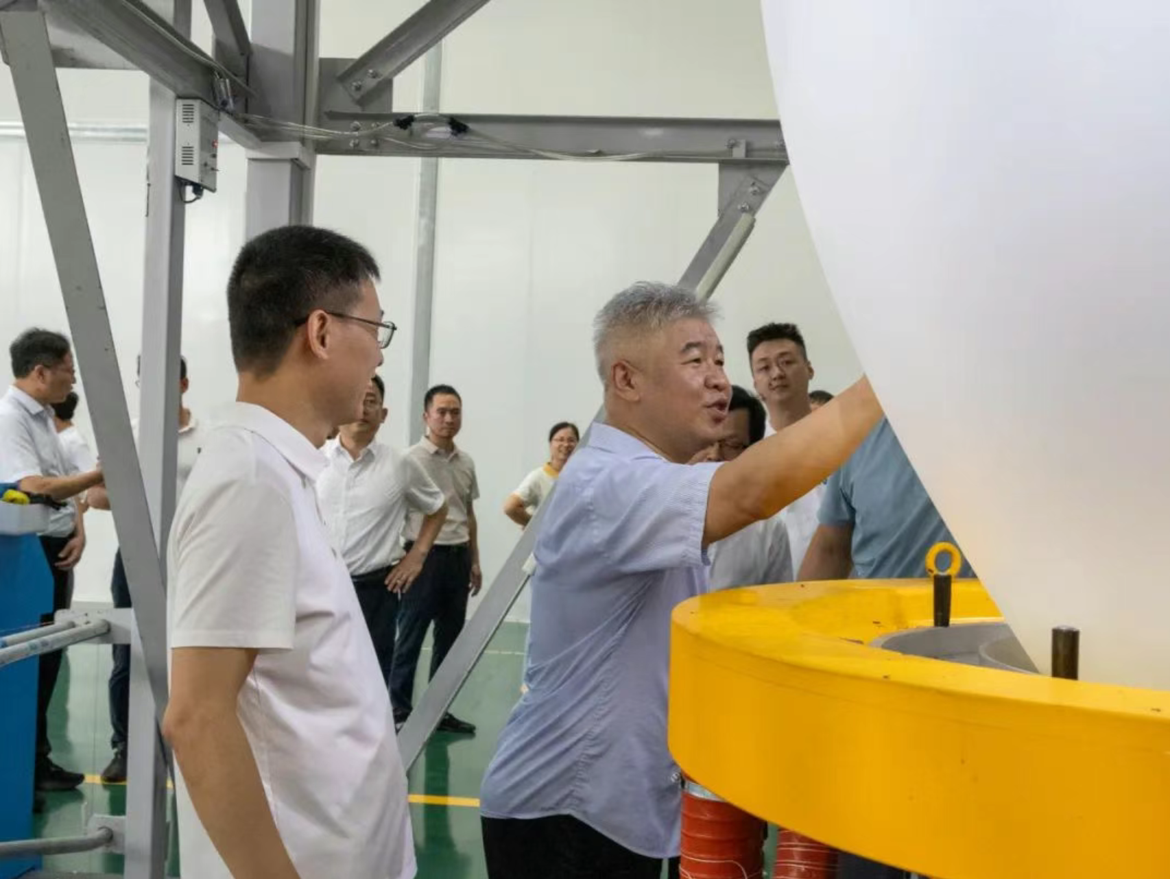 福建农林大学党委书记赖海榕一行莅临公司子公司阳竹新材料调研 福建农林大学党委书记赖海榕一行莅临公司子公司阳竹新材料调研