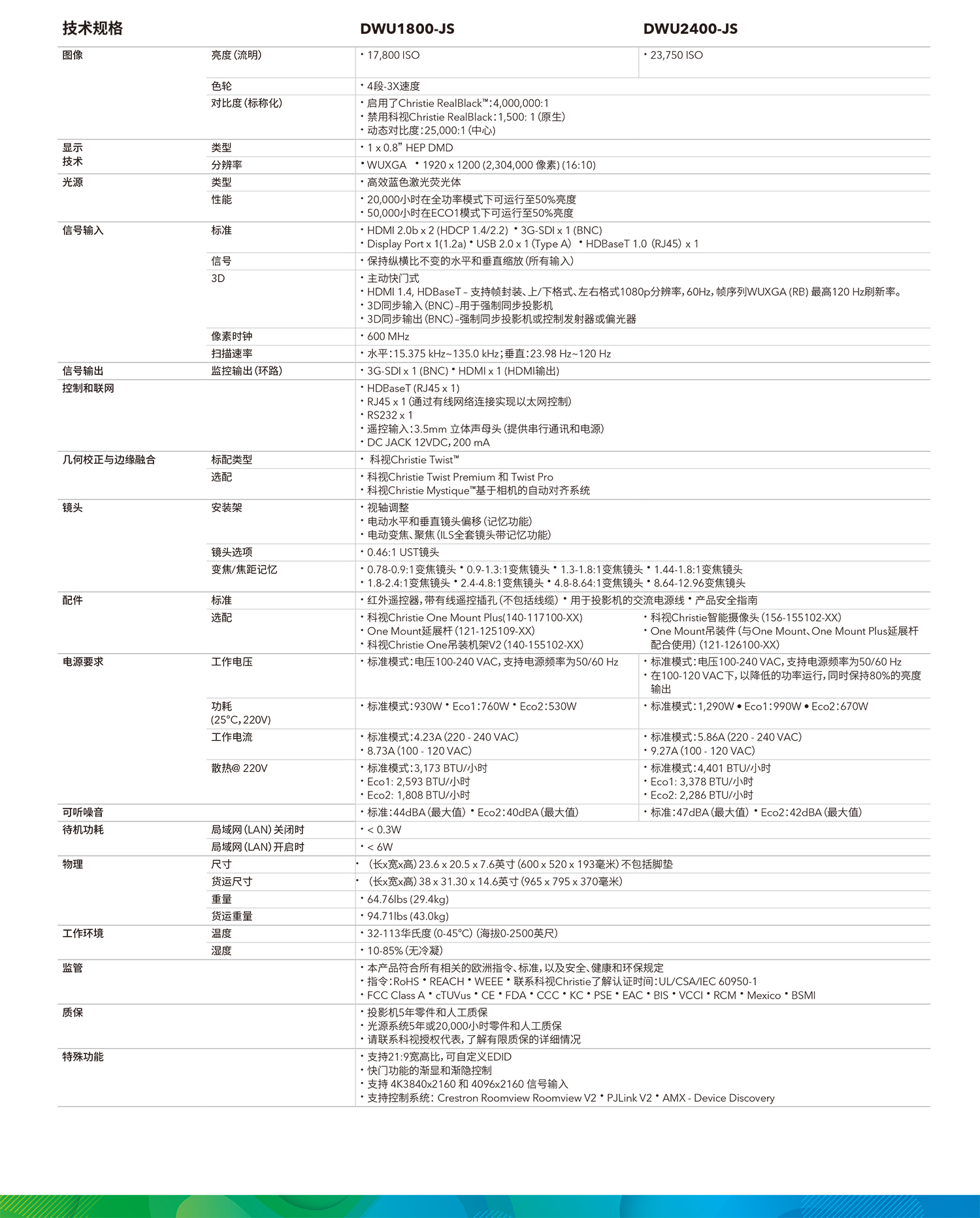 科视DWU2400-JS