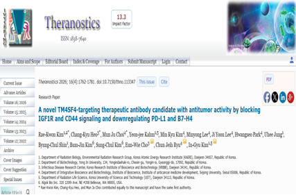 A therapeutic antibody targeting TM4SF4 with anti-tumor activity