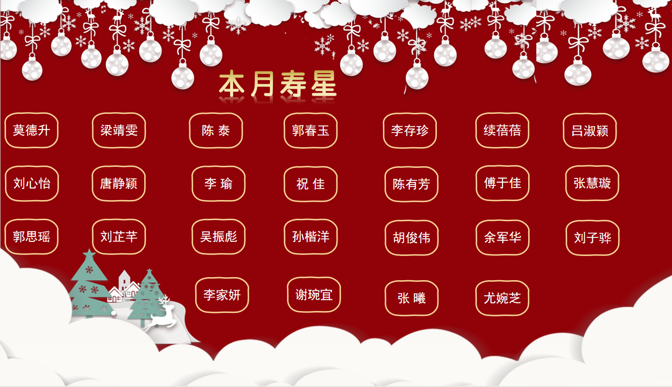 洛亚所11-12月生日会 | 岁末共庆生辰，温情相聚迎平安