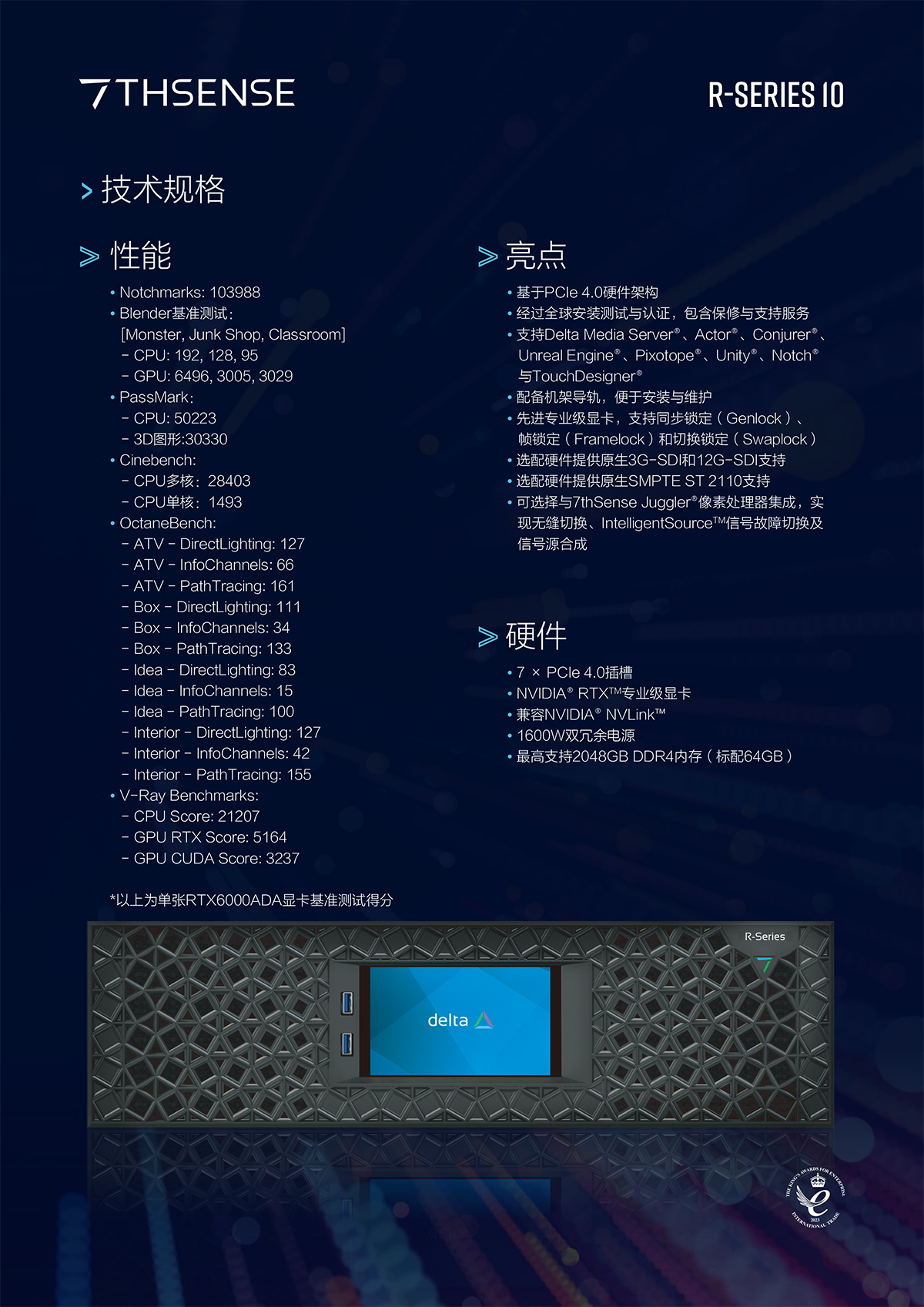 7thSense R10 媒体服务器