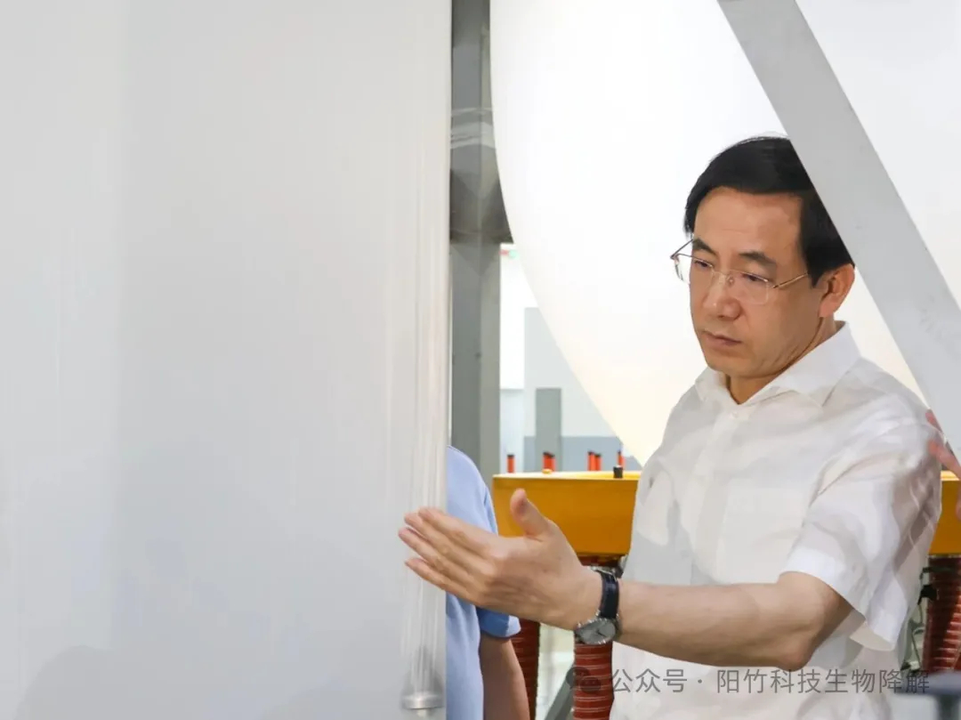 省政协领导莅临公司子公司阳竹新材料调研，指导新材料产业高质量发展