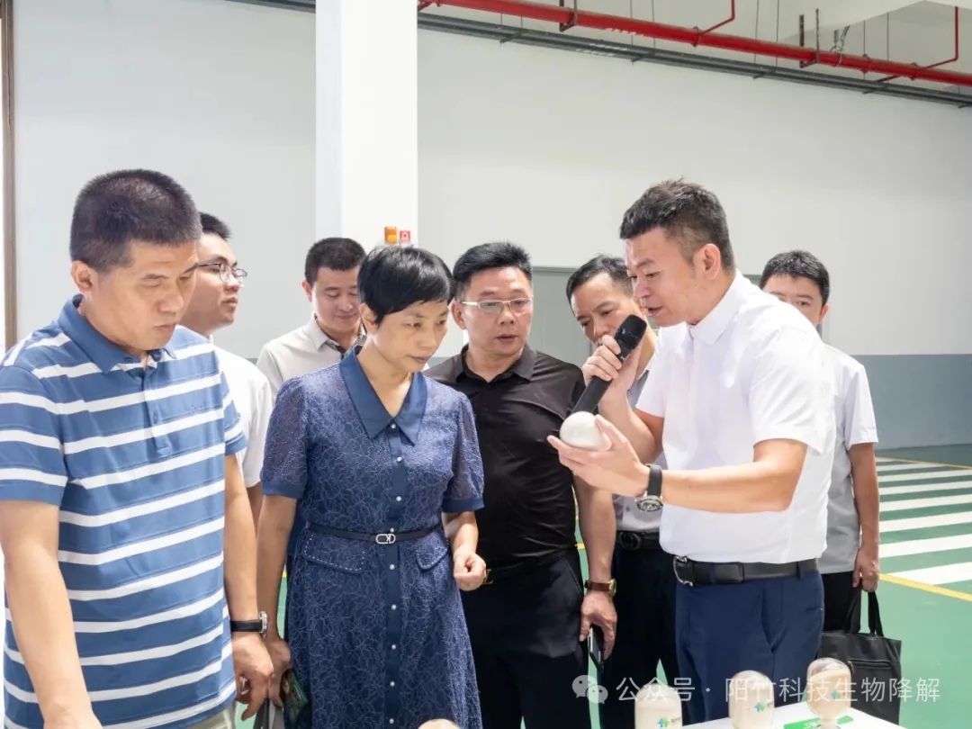 省工信厅领导莅临公司子公司福建阳竹，实地指导新材料产业发展
