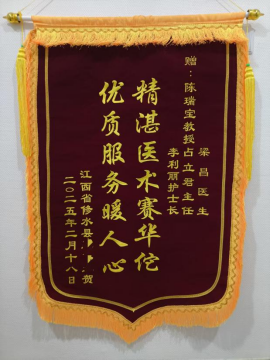 外一科2025年锦旗